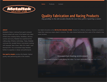 Tablet Screenshot of metaltekracing.com